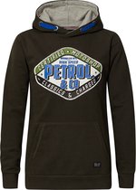 Petrol Industries - Jongens Hoodie met logo artwork -  - Maat 176