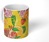 Mok - Fruit - Tropisch - Geel - 350 ML - Beker