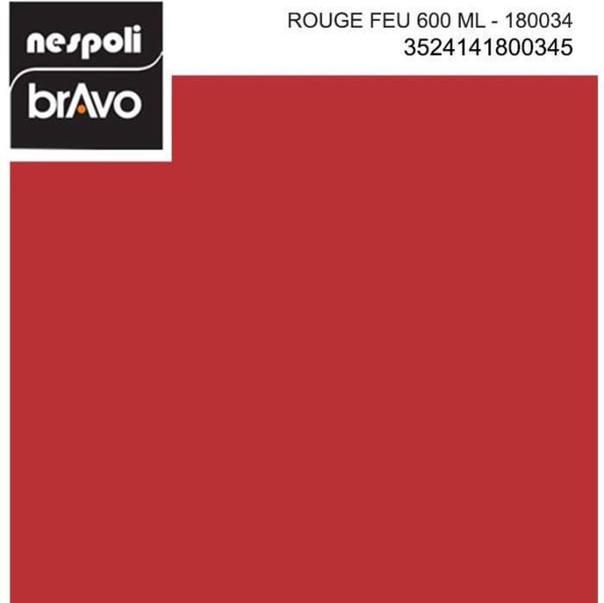 Spuitverf vuurrood 600 ml