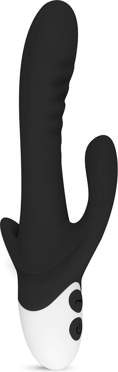 Goedkoopste Stellar Vibe Rabbit Vibrator - Zwart