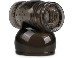 EasyToys Wand Collection – Opzetstuk Met Masturbator - Zwart