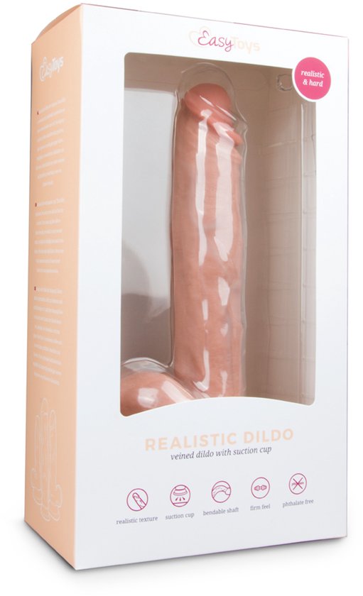 Godemichet de texture de peau réaliste - 26,5 cm