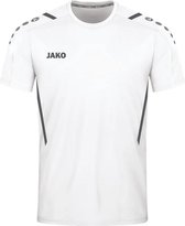 Jako Challenge Shirt Korte Mouw Dames - Wit / Antra Light