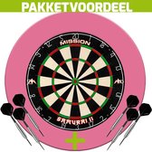 Mission Samurai 2 + Rubberen Surround (Roze) + 2 Sets Brass Darts