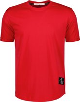 Calvin Klein T-shirt - Slim Fit - Rood - L