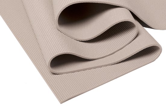 Basispakket yogamat en blok - taupe van Basi — afbeelding 4