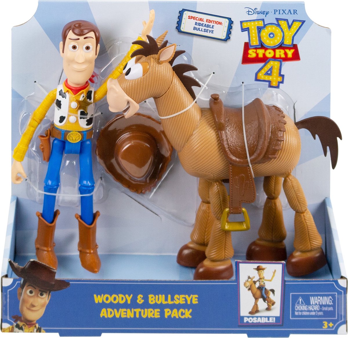 Toy Story 4 - 7 inch Woody & Bullseye (GDB91) | bol.com