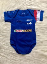 New Limited Edition F1 Renault Alpine Racing romper jersey 100% cotton | Blue Edition | Size M | Maat 74/80