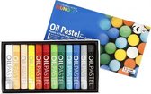 Mungyo oliepastel multicolor 7 cm 12 stuks