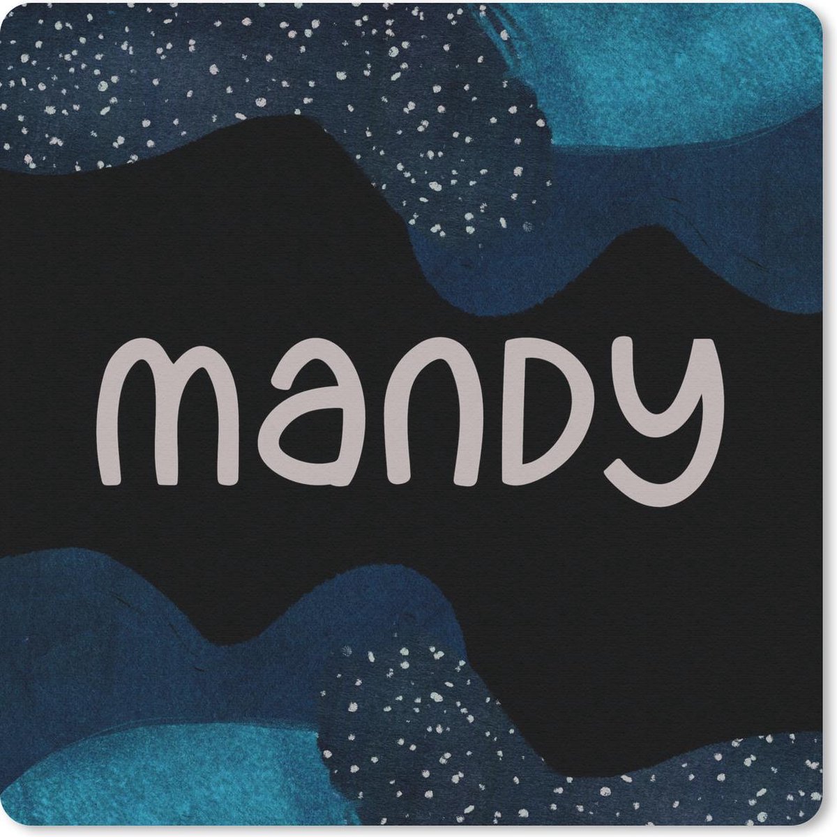 Muismat 20x20 cm - Mousepad Mandy - Pastel - Meisje - Muismatten
