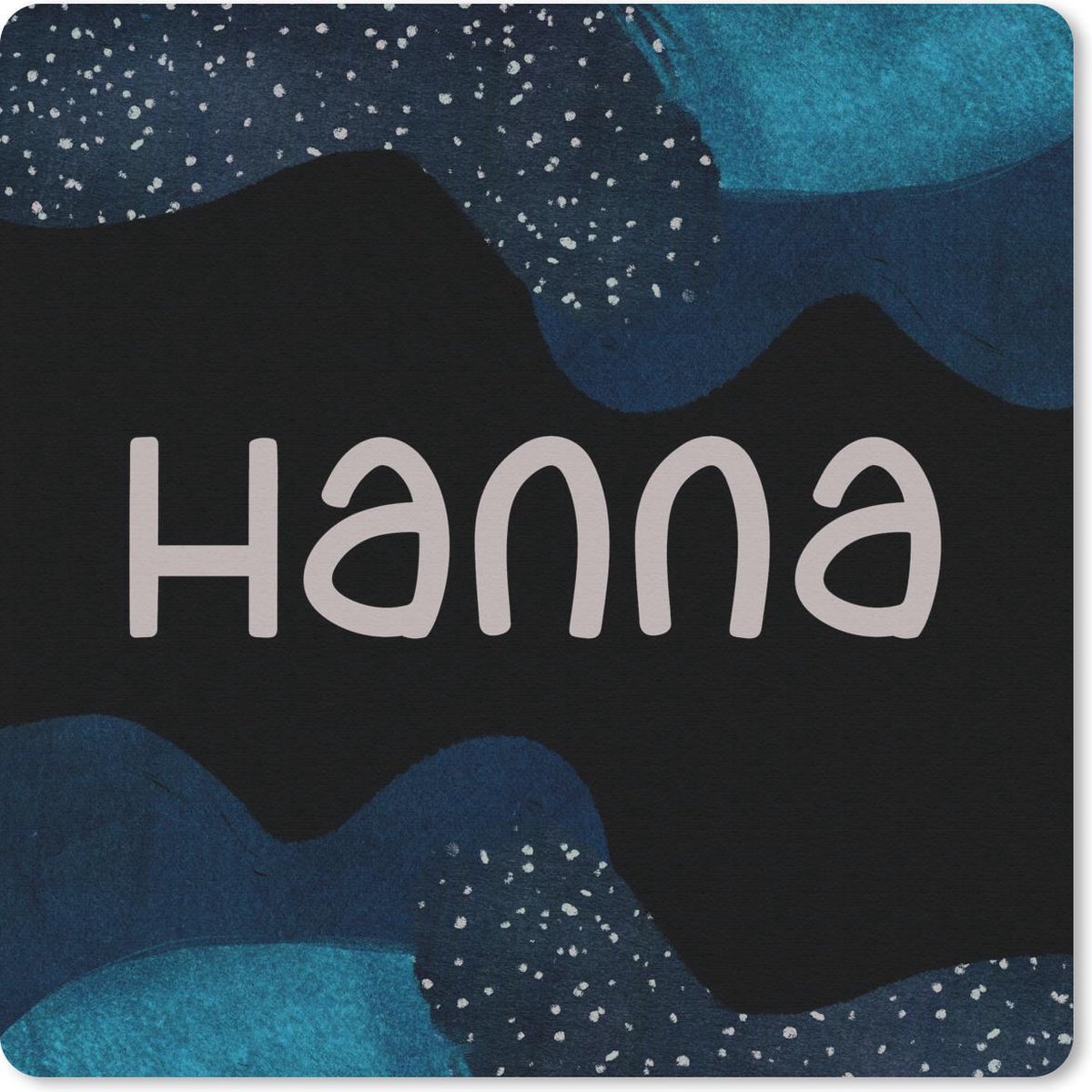Muismat 30x30 cm - Mousepad Hanna - Pastel - Meisje - Muismatten