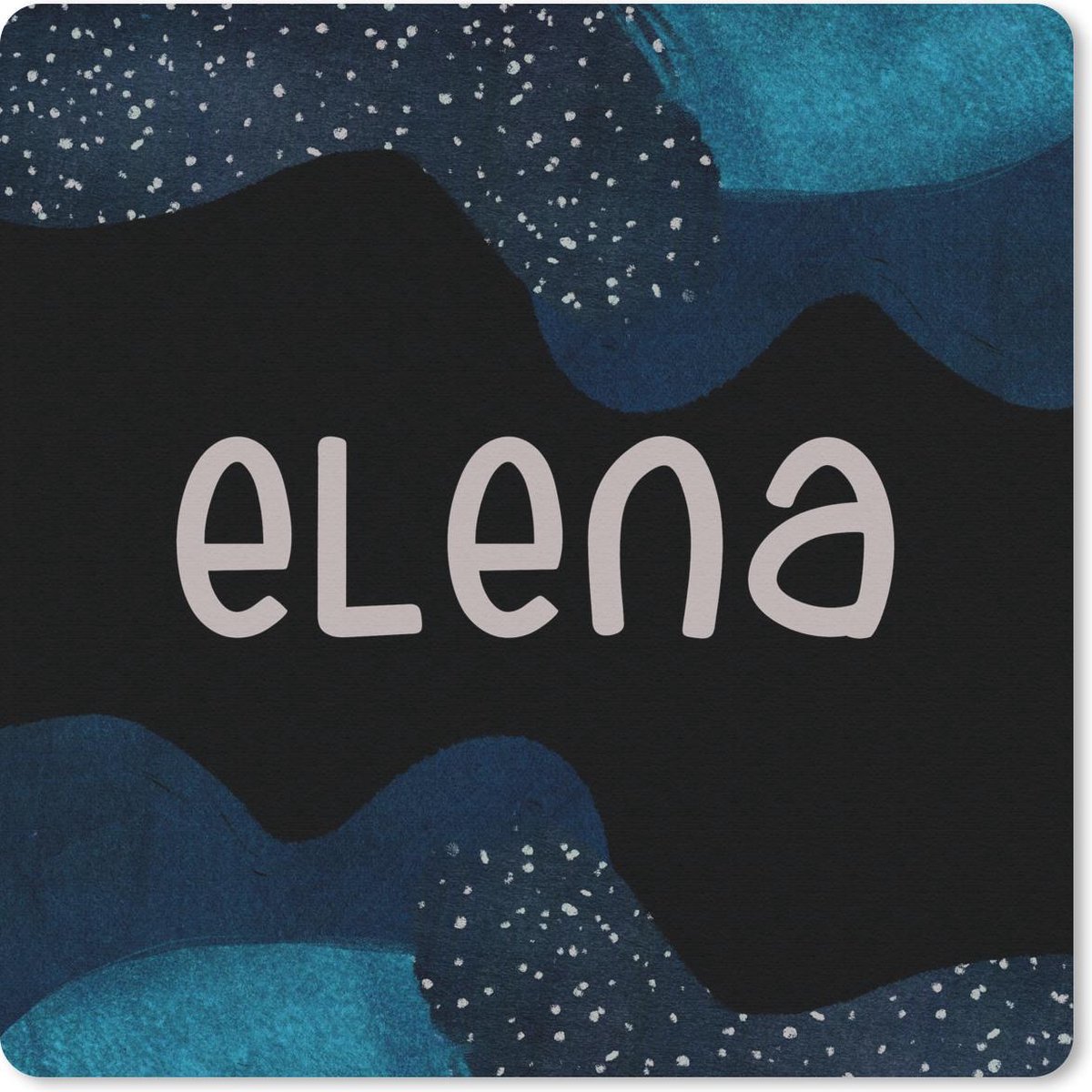 Muismat 30x30 cm - Mousepad Elena - Pastel - Meisje - Muismatten