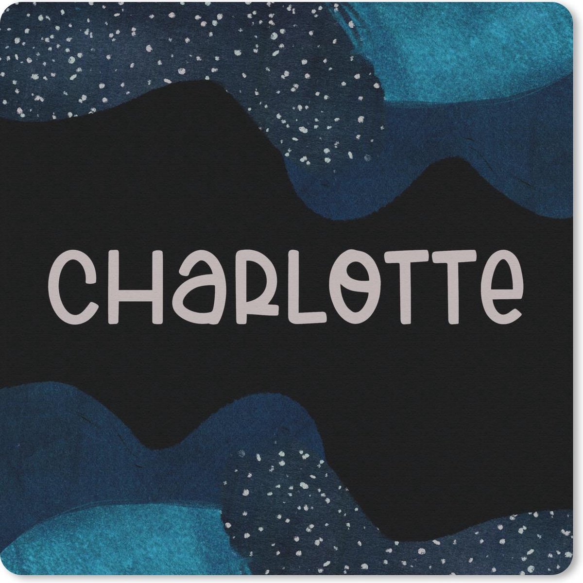 Muismat 30x30 cm - Mousepad Charlotte - Pastel - Meisje - Muismatten