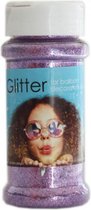 glitter 100 gram kunststof lila