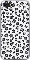Coque iPhone SE 2020 - Imprimé panthère - Grijs - Abstrait - Coque de téléphone en Siliconen