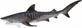 zeedieren Tijgerhaai junior 20,3 cm grijs/zwart/wit