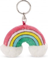 sleutelhanger Rainbow 8 x 6 cm pluche/polyester