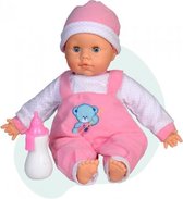 interactieve babypop 38 cm beertje roze