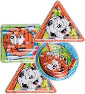 doolhofspellen Maze Games 6cm junior 4 stuks