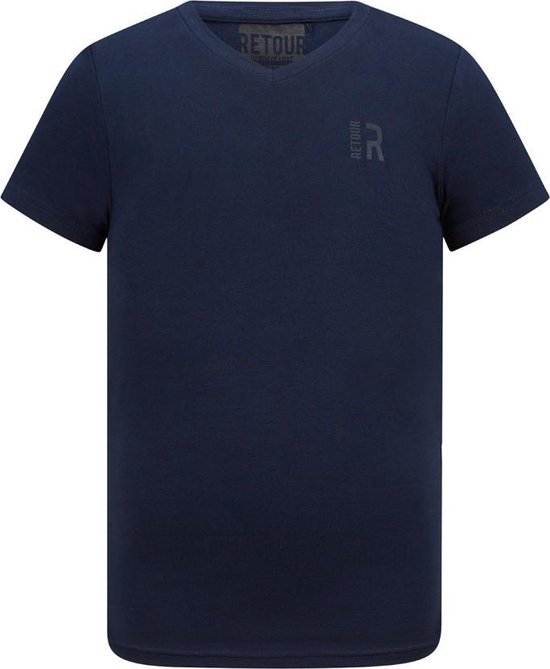 Retour jeans Sean Jongens T-shirt - dark navy - Maat 7/8