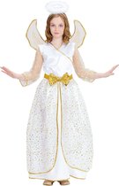 Widmann - Engel Kostuum - Engel Elize - Meisje - wit / beige - Maat 128 - Carnavalskleding - Verkleedkleding