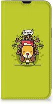Flipcover iPhone 13 Smartphone Hoesje Doggy Biscuit