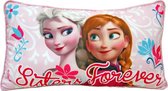kussen Frozen II Sisters Forever 35 x 20 cm roze