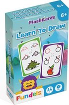 flashcards Leren Tekenen 6 x 9,3 cm karton