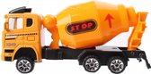 cementwagen jongens 12 cm geel