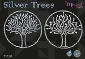 Mini Art Crafts Applicatie Silver trees