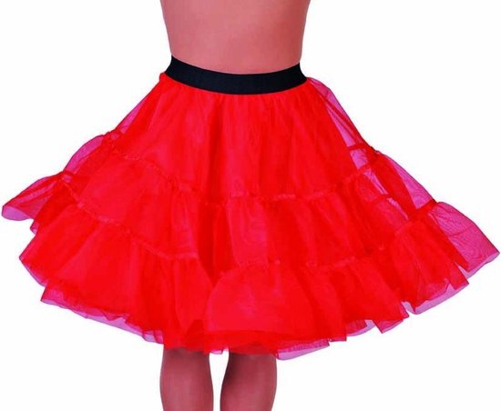 ik wil overschot Wanorde Magic Design Petticoat Middellang Dames Polyester Rood Maat Xl | bol.com