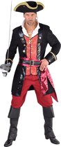 Magic By Freddy's - Piraat & Viking Kostuum - Wrede Piraat Edward Low - Man - rood,zwart - Large - Carnavalskleding - Verkleedkleding