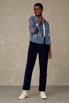 Kings Of Indigo - Caroline Cropped  - Broek - Donker Blauw - W33 X L32