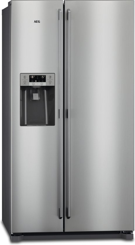 AEG RMB76121NX - Amerikaanse koelkast - RVS