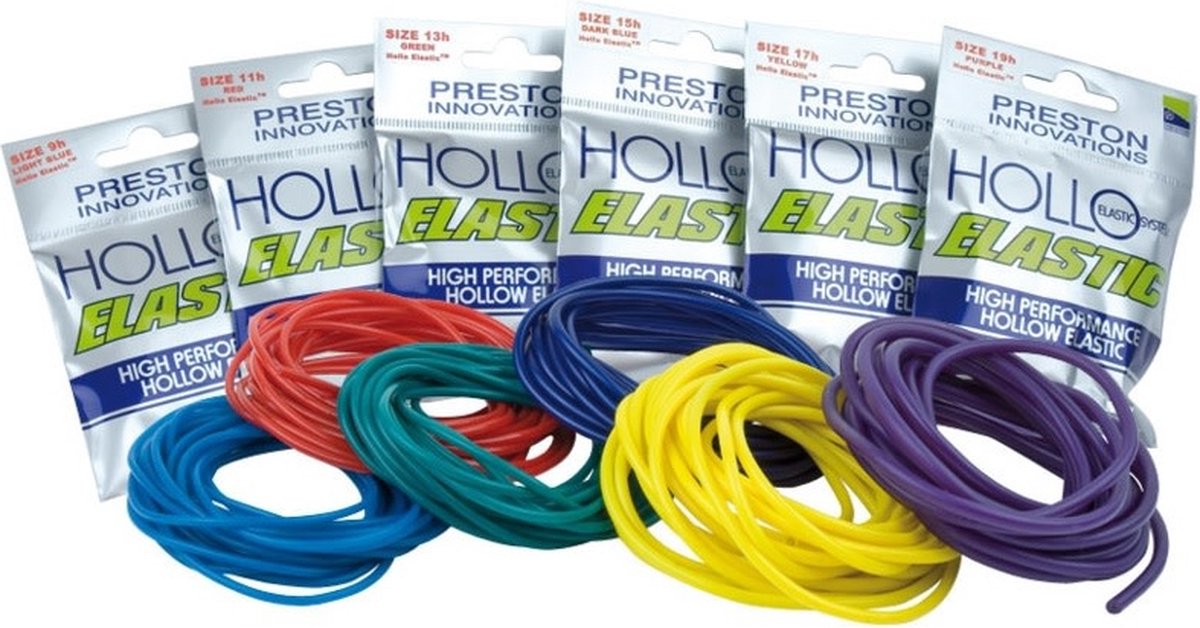 Preston Hollo Elastic - Red - Maat 11H - Top Elastiek - Rood