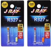 J-ray Batterij Lichtje voor Dobber R327-3V - Maat : Rood dia 3mm x 27mm