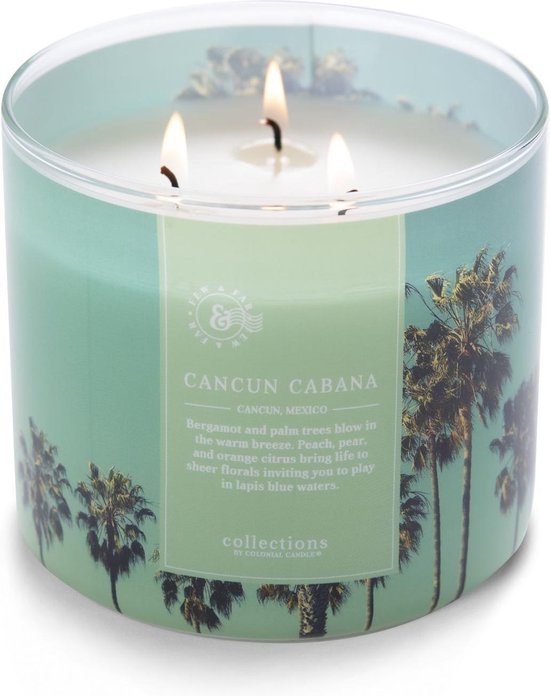 Colonial Candle – Travel Collection Cancun Cabana - 411 gram