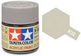 Tamiya X-32 Titanium Silver - Gloss - Acryl - 23ml Verf potje