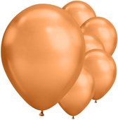 Qualatex ballonnen CHROME Copper 100 stuks