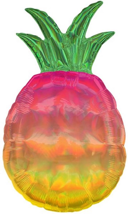 Folieballon Ananas Iridescent - 79 cm