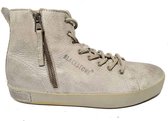 Blackstone Dames Leather High Sneaker Fur KL62 White EU 40