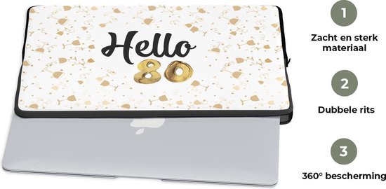 Housse ordinateur 13 pouces - Fête - Années 80 - Décoration - Housse ordinateur