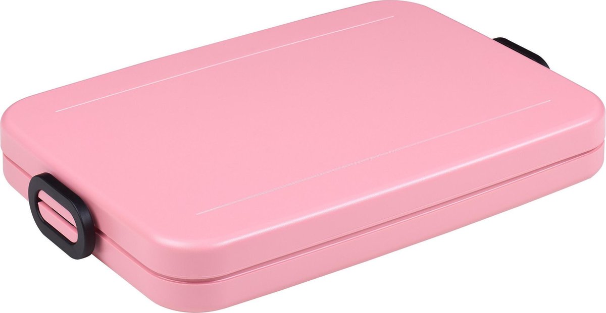 Mepal Lunchbox flat – Broodtrommel – 4 boterhammen - Nordic pink