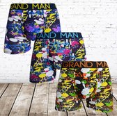 Boxershorts heren Grandman 2008 3-pak -Merkloos-XL-Boxershorts