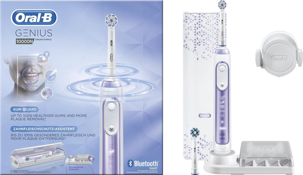 Oral-B Genius 10000N - Tandenborstel - Paars bol.com