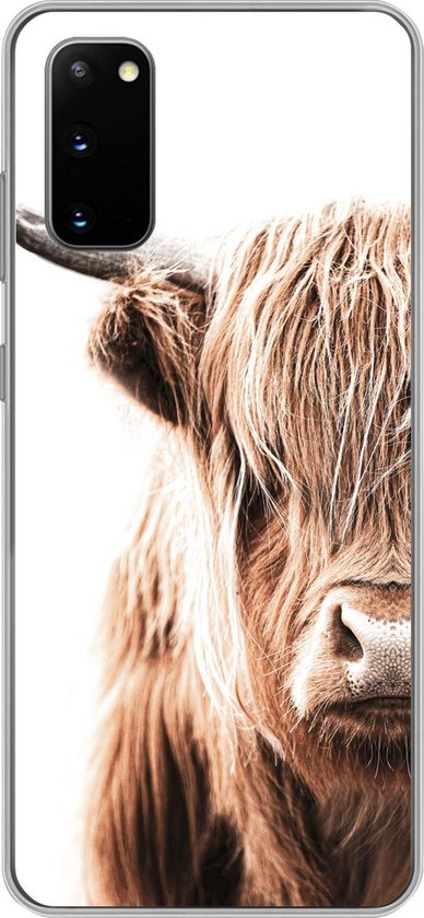 Samsung Galaxy S20 hoesje - Schotse hooglander - Koe - Dieren - Siliconen  Telefoonhoesje | bol.com