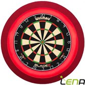 Dartbordverlichting Deluxe  (Rood)