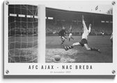 Walljar - AFC Ajax - NAC Breda '57 - Muurdecoratie - Plexiglas schilderij