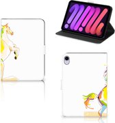 Bookcase met naam iPad Mini 6 (2021) Hoes met Standaard Horse Color