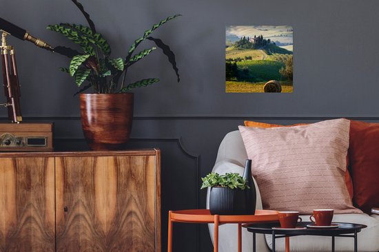 Poster Toscane - Paysage - Vert - 30x30 cm